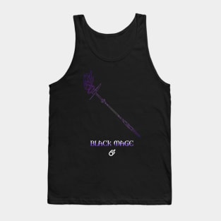 Black Mage Fantasy Weapon Tank Top